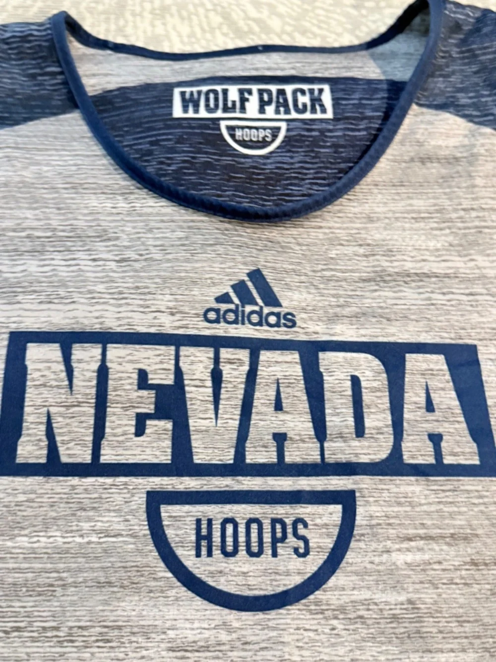 Adidas Nevada Wolf Pack Hoops Reversible Practice Jersey - Men’s Large
